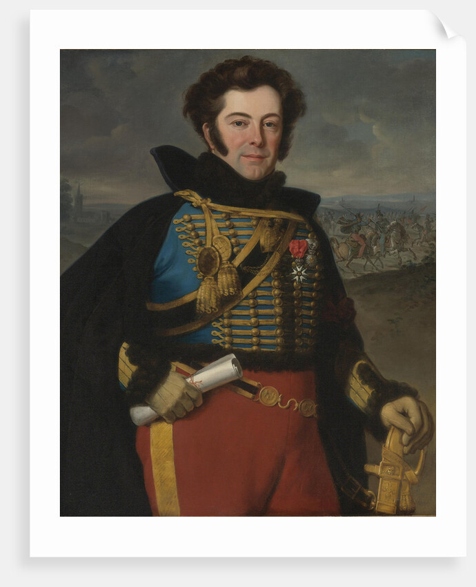 Portrait of Auguste-Frédéric Bonamour, marquis de Talhouët by Horace Vernet