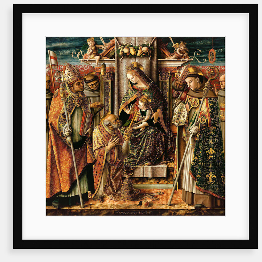 The Delivery of the Keys, c. 1490 by Carlo Crivelli