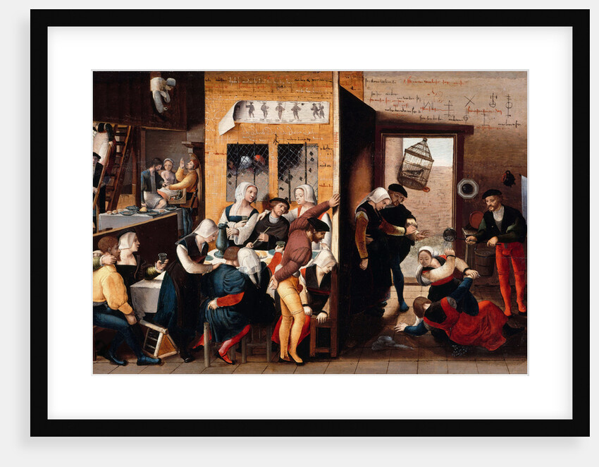 Brothel scene, 1537 by Brunswick Monogrammist