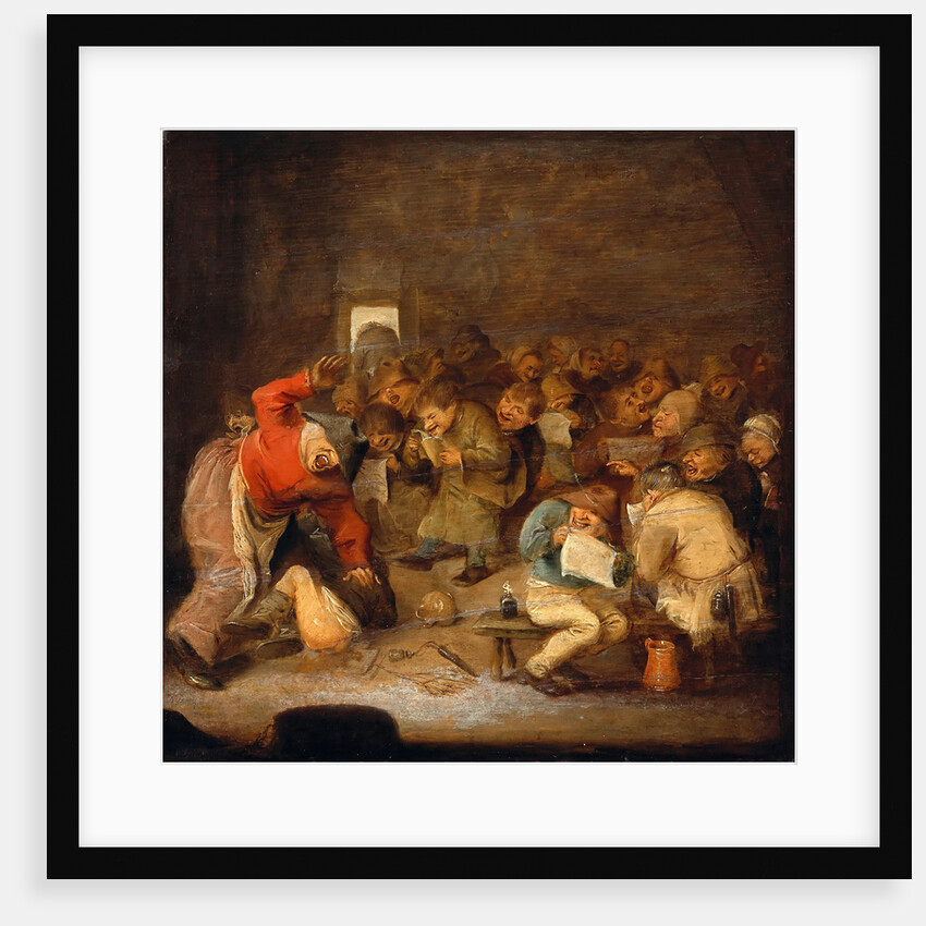 The School by Adriaen Brouwer