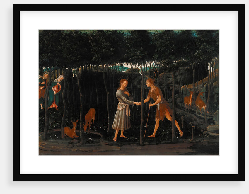 The Meeting of the Christ Child and John the Baptist by Jacopo del Sellaio