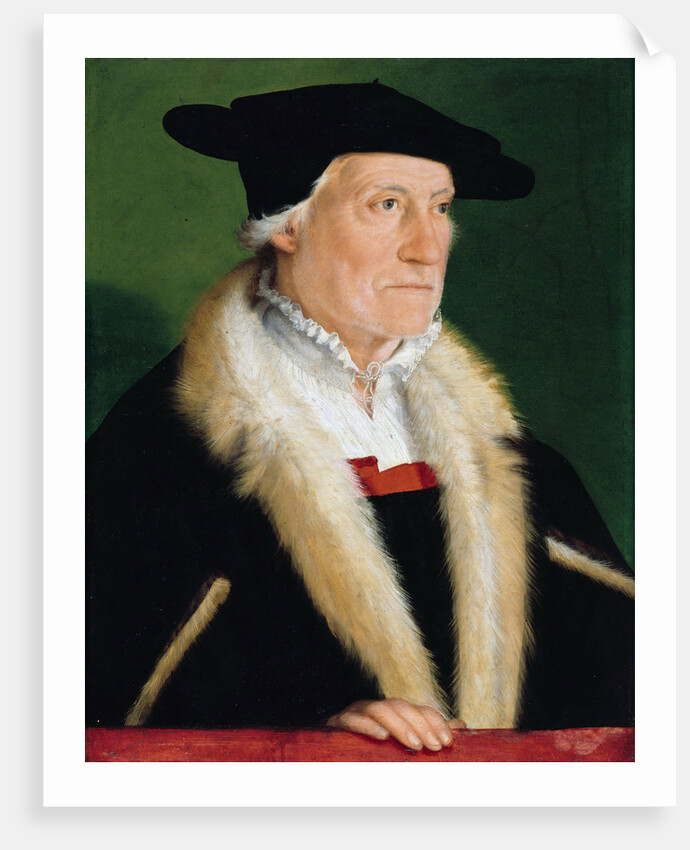 Portrait of the cosmographer Sebastian Münster, c. 1550 by Christoph Amberger