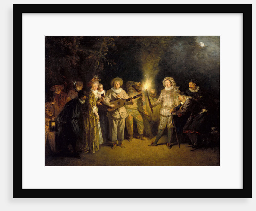 The Italian Comedy, after 1716 by Jean Antoine Watteau