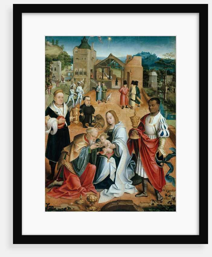 The Adoration of the Magi (Central Panel of the Triptych), 16th century by Jacob Claesz. van Utrecht