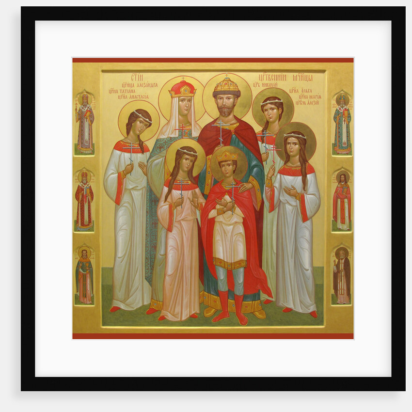 The killed Family of the Tsar Nicholas II, 2004-2007 by Russian icon