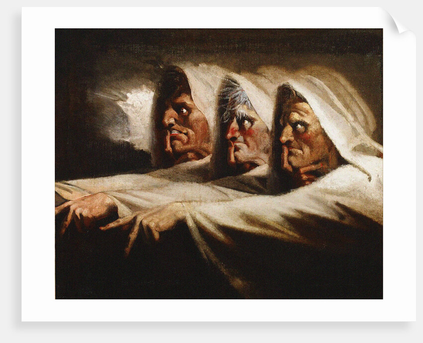 The Weird Sisters (The Three Witches), ca 1782 by Johann Heinrich Füssli
