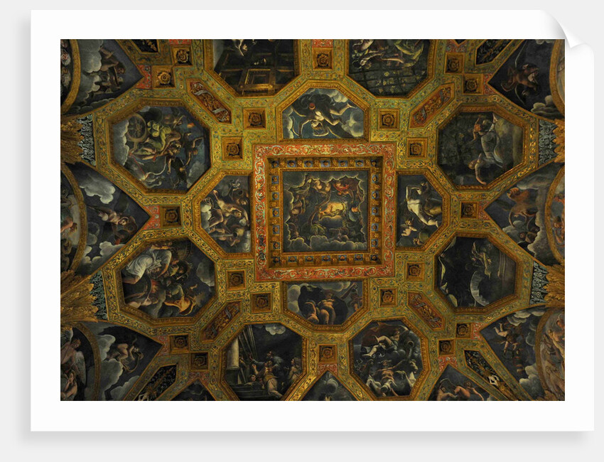 Fresco detail from the Chamber of Amor and Psyche, 1526-1534 by Giulio Romano