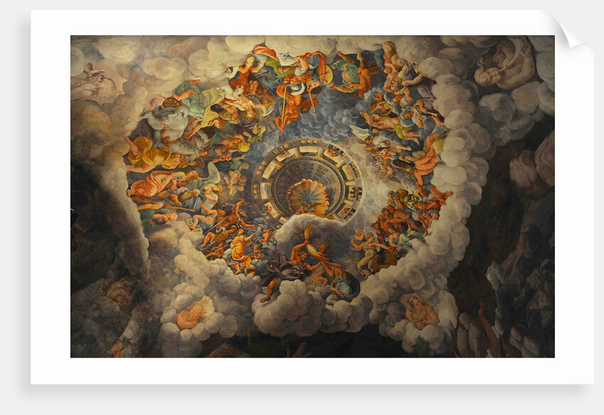 The Fall of the Giants (Sala dei Giganti), 1536 by Giulio Romano