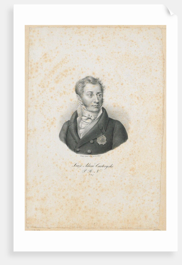 Prince Adam Jerzy Czartoryski, 1831 by Filip Romanowski