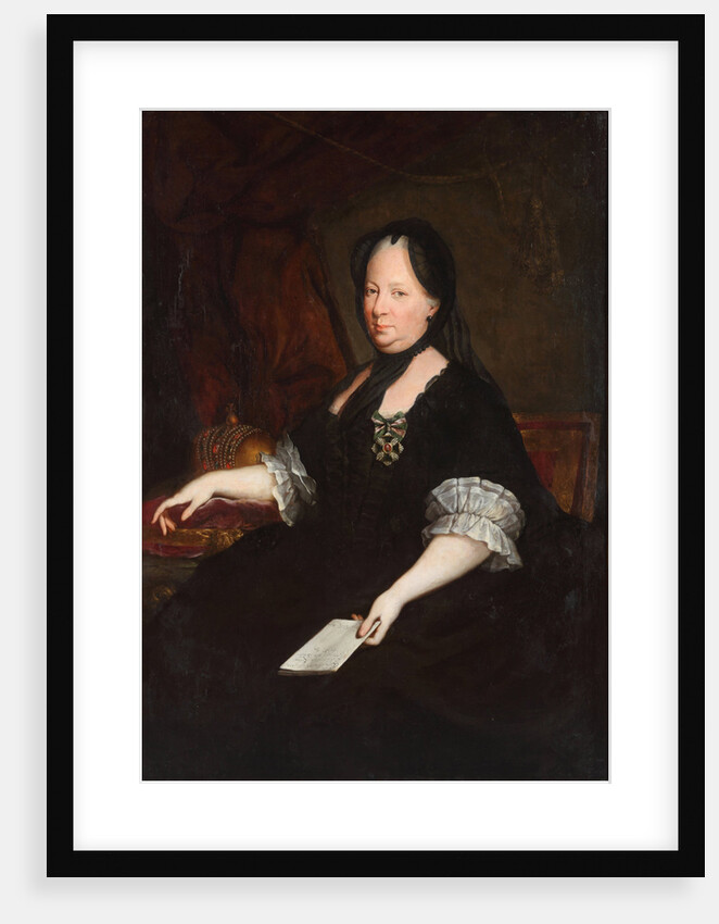 Portrait of Empress Maria Theresia of Austria as a widow, 1772 by Anton von Maron