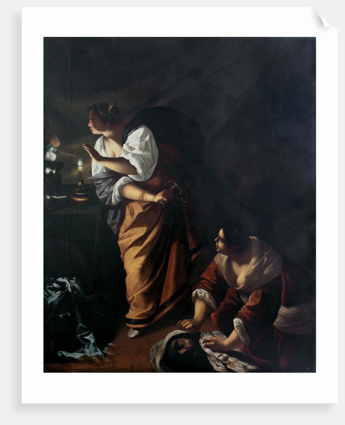Judith and her maid Abra with the Head of Holofernes, c. 1647-1648 by Artemisia Gentileschi
