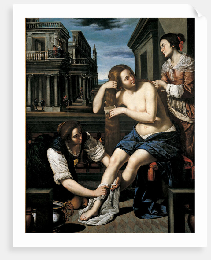 Bathsheba at Her Bath, ca 1637 by Bernardo Cavallino