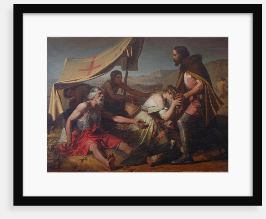 The Thirst Suffered by the First Crusaders, 1852 by Alessandro Guardassoni