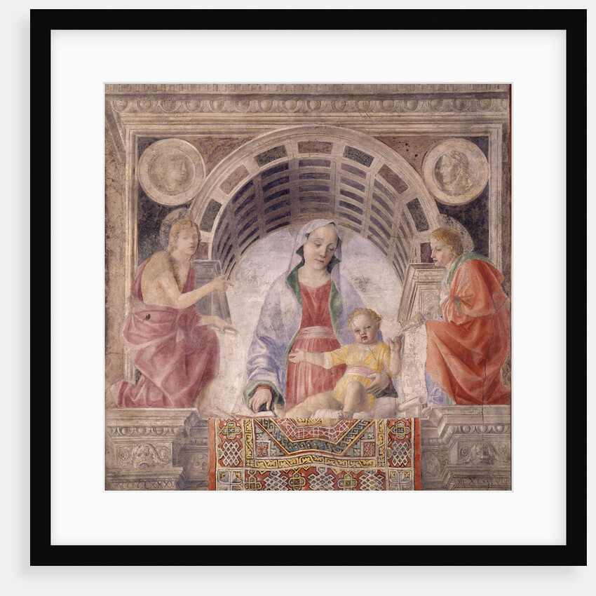 Madonna and Child with Saints John the Baptist and John the Evangelist, 1485 by Vincenzo Foppa