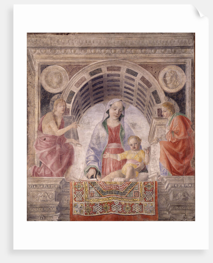 Madonna and Child with Saints John the Baptist and John the Evangelist, 1485 by Vincenzo Foppa