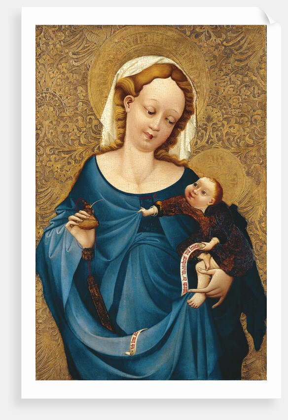 Madonna with the inkwell, ca 1430 by Master of the Middle-Rhine