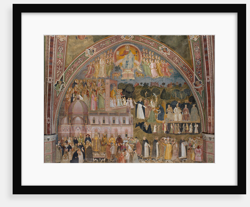 Via Veritatis (The Way of Truth). Fresco of the Cappellone degli Spagnoli, ca 1365 by Andrea di Bonaiuto