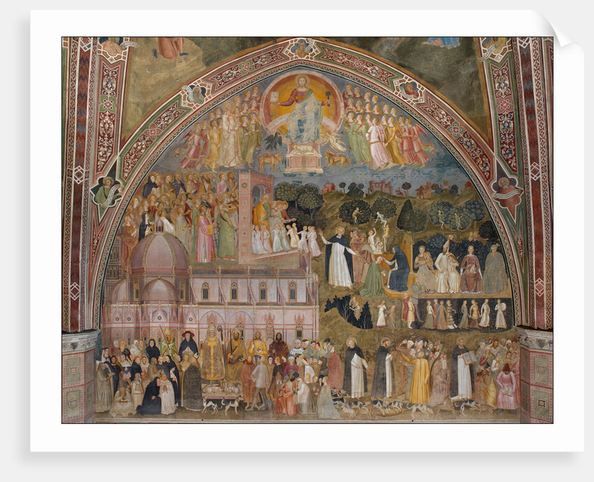 Via Veritatis (The Way of Truth). Fresco of the Cappellone degli Spagnoli, ca 1365 by Andrea di Bonaiuto