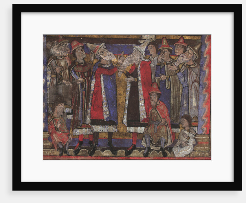 Matthew and the representatives of the twelve tribes of Israel (Gospels, formerly Dresden Ms. A 94), by Anonymous