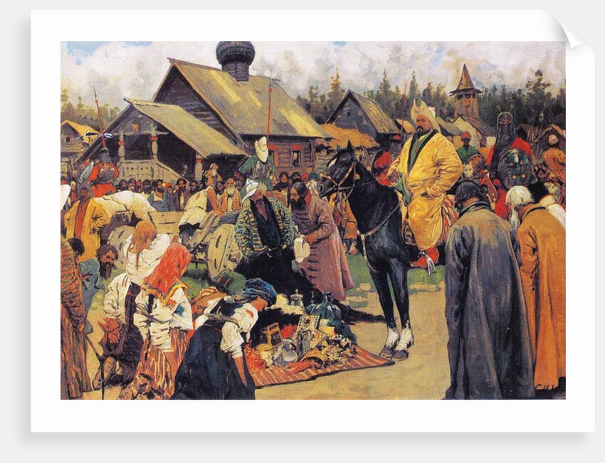 The Baskaks, 1909 by Sergei Vasilyevich Ivanov