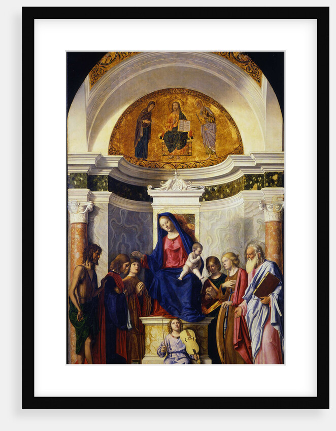 Virgin and Child with Saints John the Baptist, Cosmas and Damian, Catherine and Paul, ca 1506-1507 by Giovanni Battista Cima da Conegliano