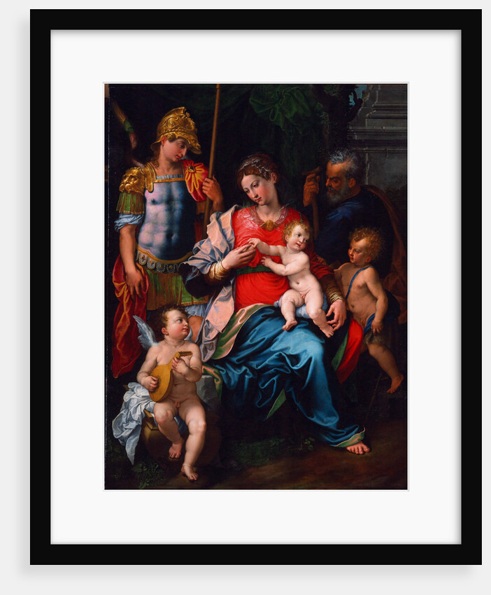 Virgin and Child with Saints John the Baptist, Michael the Archangel and Joseph, 1545 by Girolamo Sciolante da Sermoneta