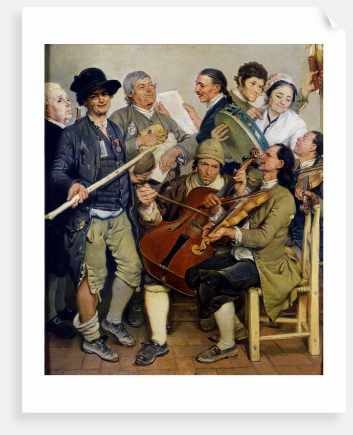 Musicians (La Scartocciata), ca 1778 by Johann Zoffani
