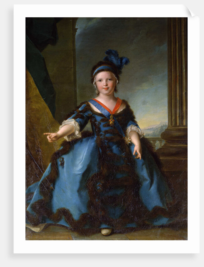 Portrait of Prince Louis Joseph Xavier, Duke of Burgundy by Jean-Marc Nattier