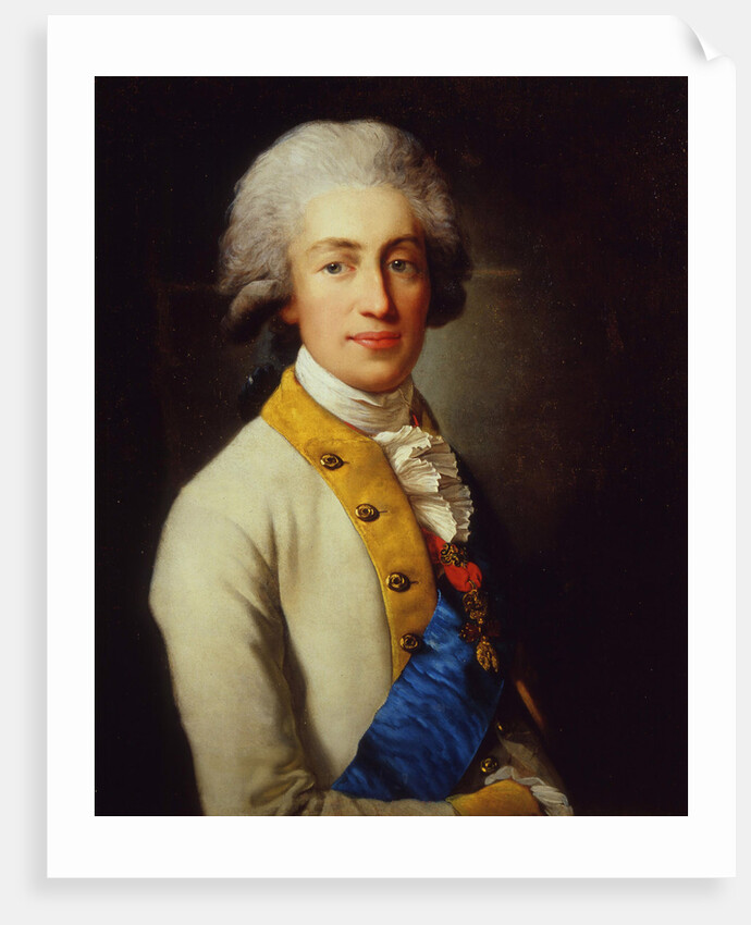 Portrait of Prince Maximilian of Saxony, Late 18th cent by Anonymous