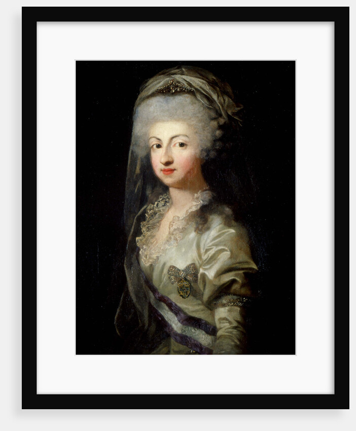 Portrait of Princess Carolina Maria Teresa Giuseppa of Parma, Late 18th century by Anonymous