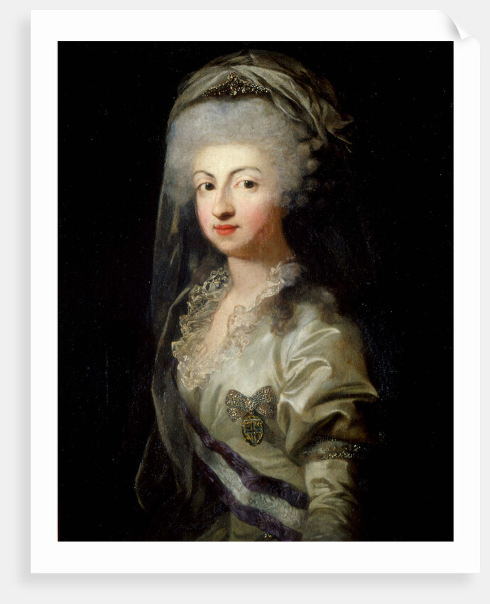 Portrait of Princess Carolina Maria Teresa Giuseppa of Parma, Late 18th century by Anonymous