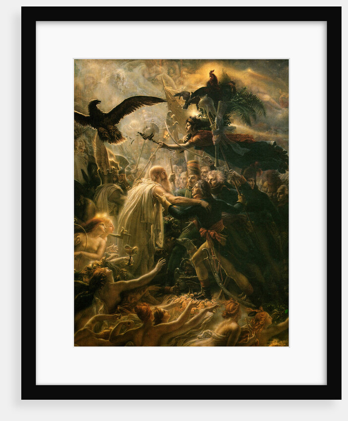 The Apotheosis of French Heroes Who Died for the Country During the War for Liberty, Early 19th cent by Anne Louis Girodet de Roucy Trioson