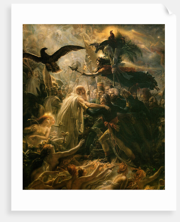 The Apotheosis of French Heroes Who Died for the Country During the War for Liberty, Early 19th cent by Anne Louis Girodet de Roucy Trioson