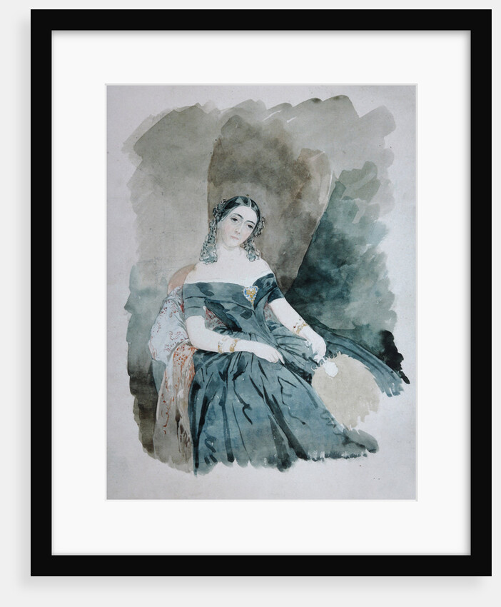 Portrait of Leonilla Ivanovna Baryatinskaya, Princess zu Sayn Wittgenstein, 1846 by Vasily Semyonovich Sadovnikov