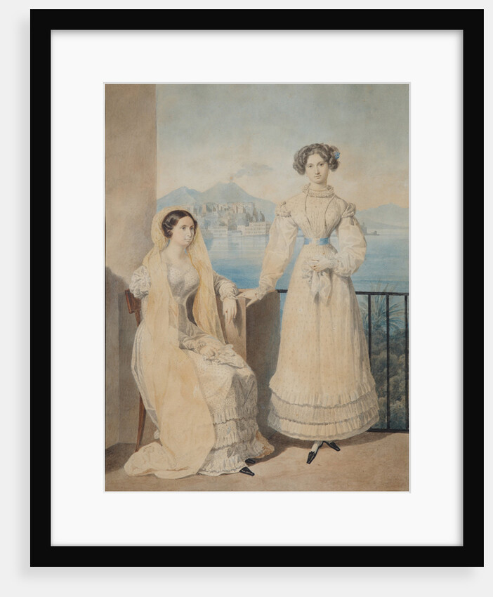 Portrait of Sisters Countesses Dorothea and Catherine von Tiesenhausen, 1825 by Alexander Pavlovich Briullov