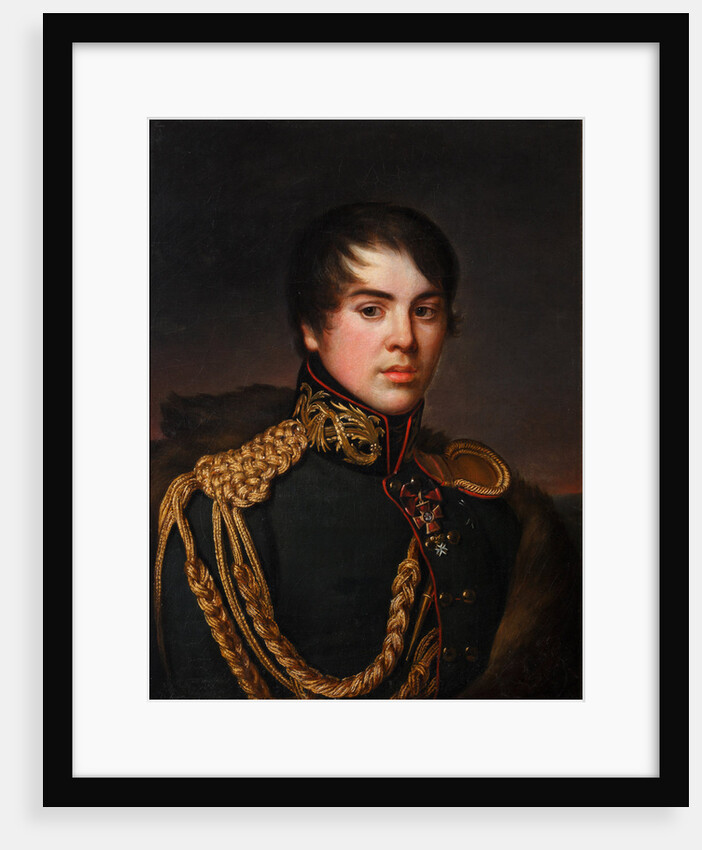 Portrait of Count Vladimir Stepanovich Apraksin, ca 1812 by S.S. Svintsov