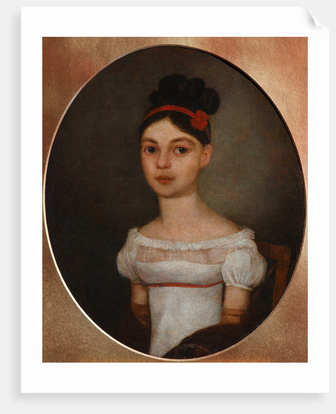 Portrait of Yelizaveta Fyodorovna Ozerova, née Zagryazyskaya, c. 1815 by Anonymous