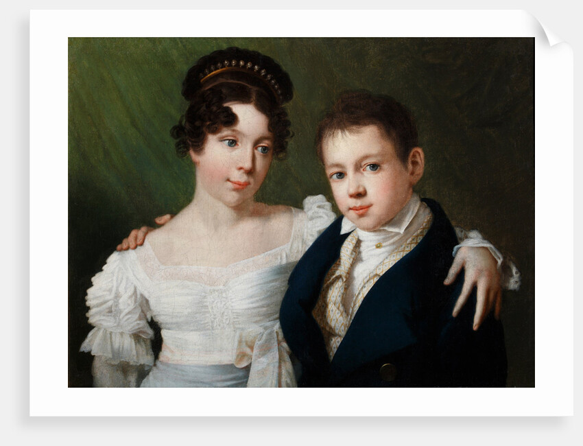 Princess Alexandrine of Prussia and Prince Albert of Prussia, 1810s by Anonymous