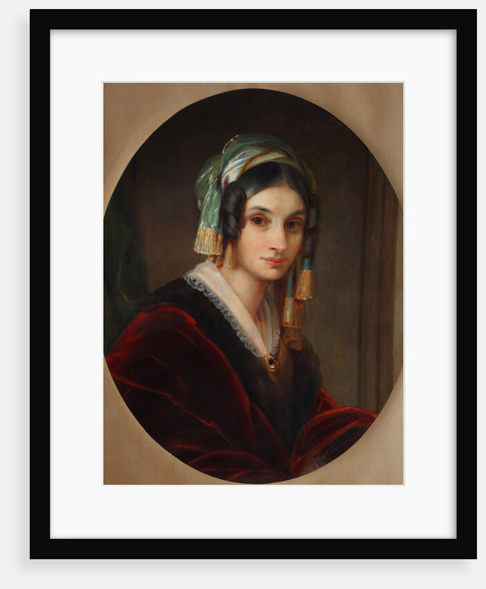 Portrait of Alexandra Smirnova-Rosset, 1841 by Alexander Grigoryevich Varnek