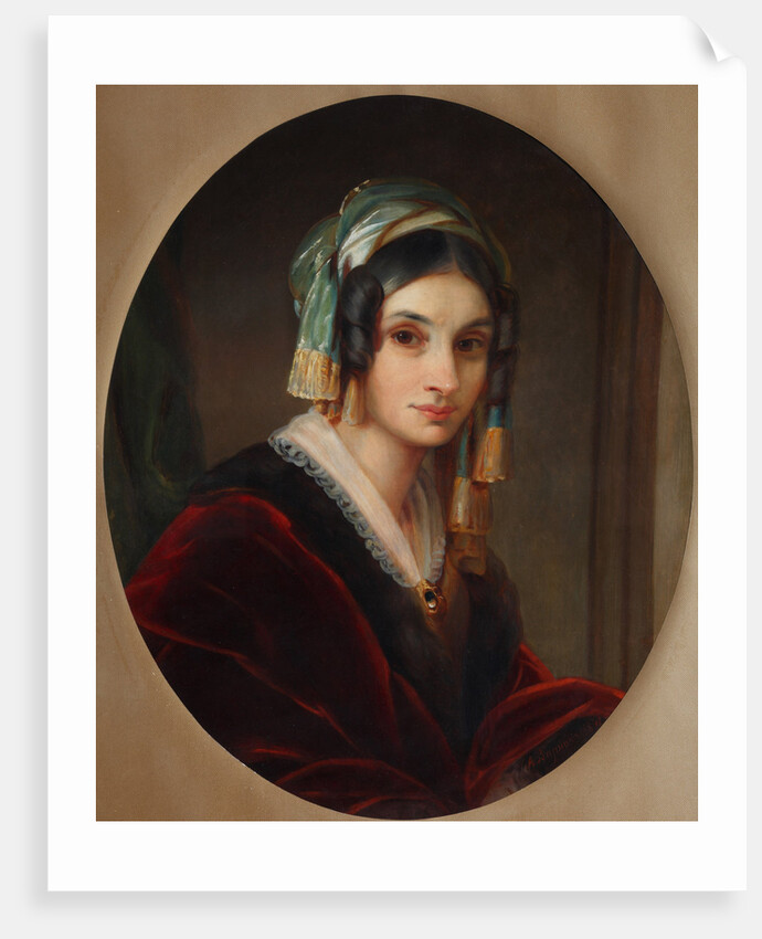 Portrait of Alexandra Smirnova-Rosset, 1841 by Alexander Grigoryevich Varnek