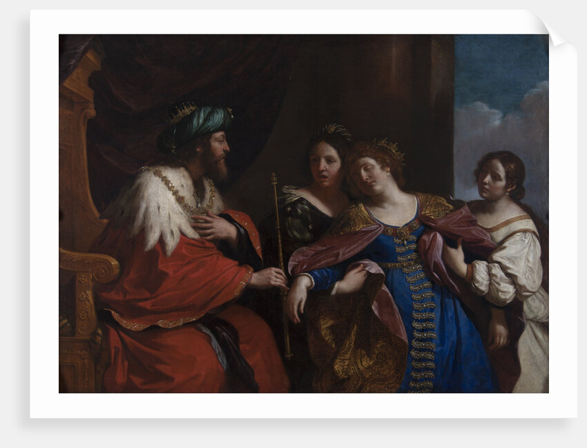 The story of Esther and Ahasuerus, 1639 by Guercino
