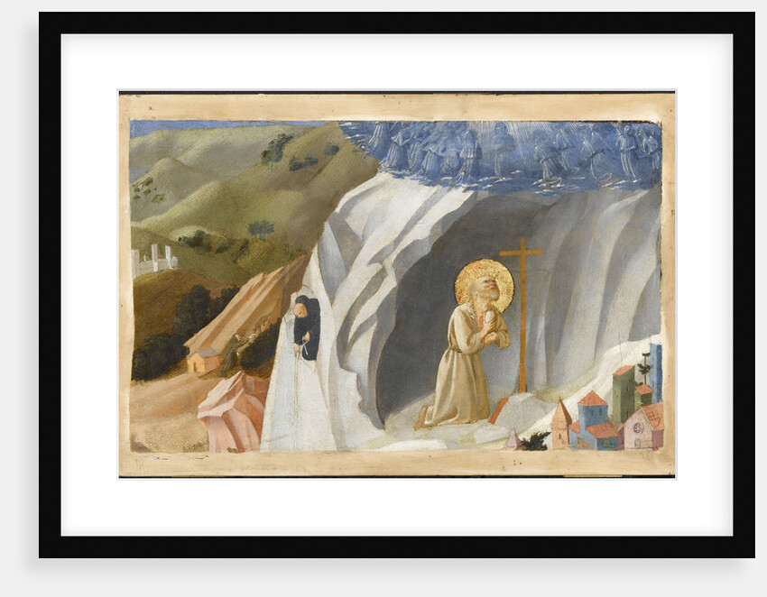 Saint Benedict Tempted in the Wilderness, 1430 by Fra Giovanni da Fiesole Angelico