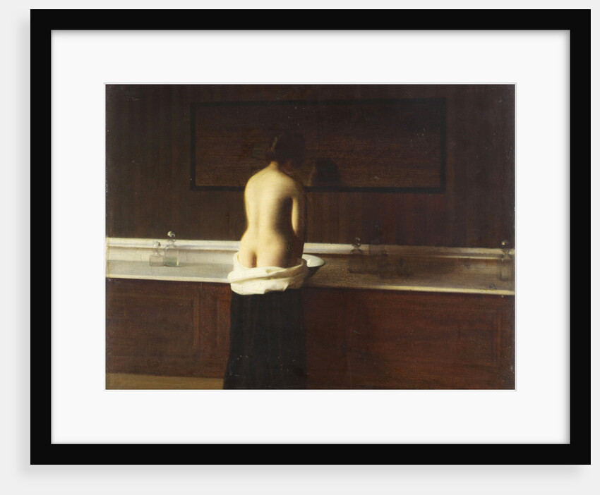 Young woman at her toilet, 1898 by Eugène Lomont