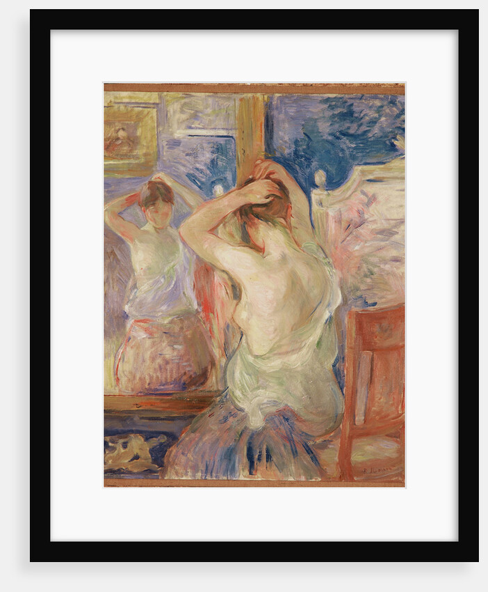 Devant la psyché, 1890 by Berthe Morisot