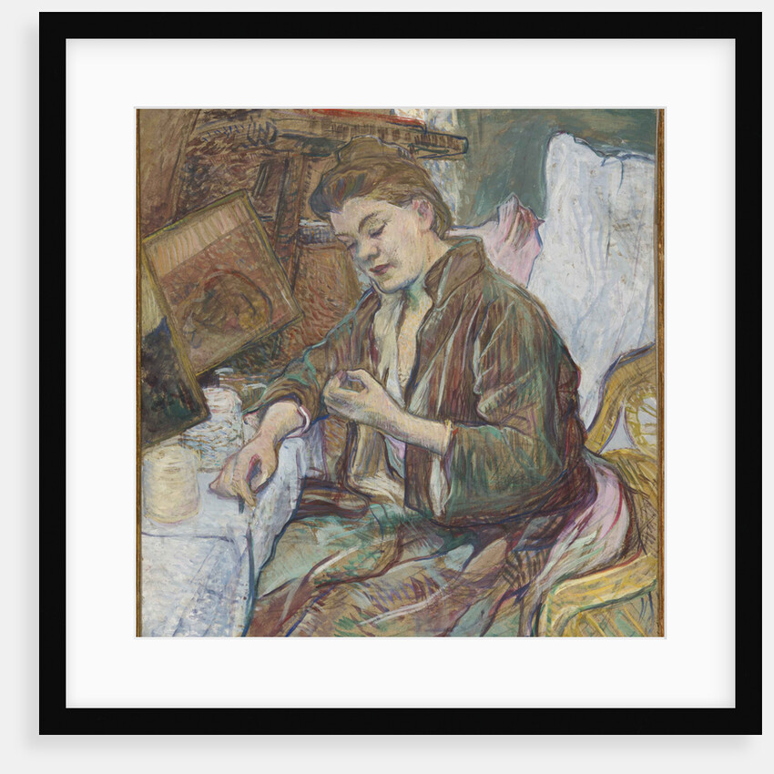 Madame Favre at her toilet, 1891 by Henri de Toulouse-Lautrec