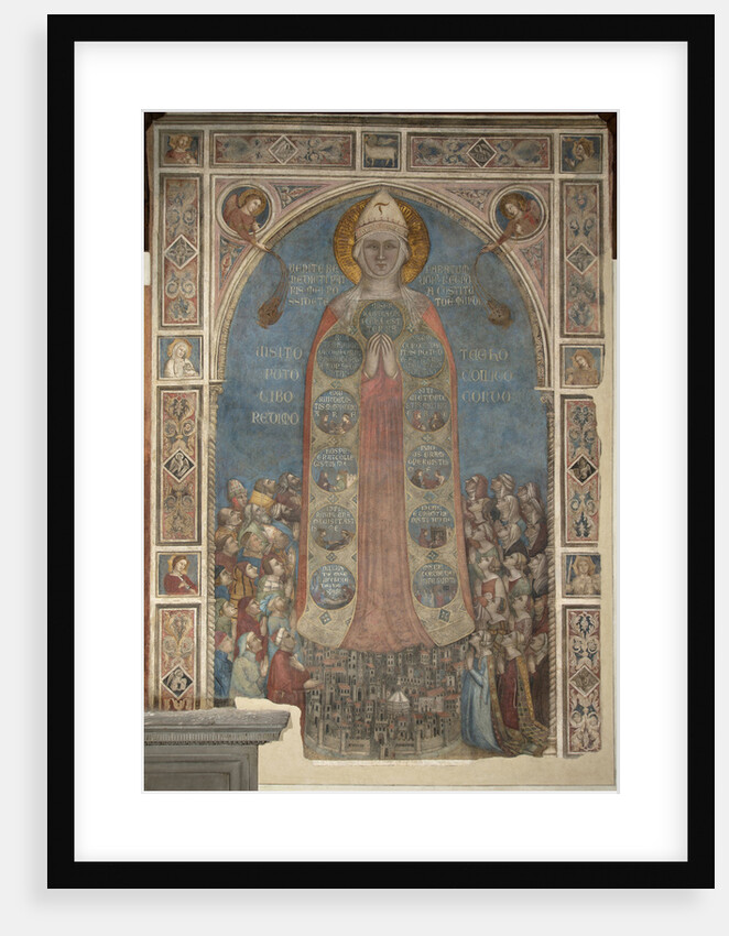 Madonna della Misericordia (Madonna of Mercy), 1342 by Bernardo Daddi
