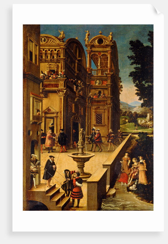 Bathsheba at Her Bath, after 1537 by Hans Sebald Beham