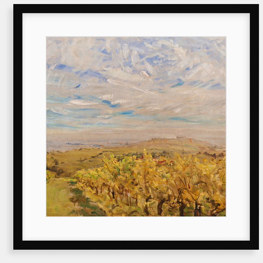 Early Autumn in the Palatinate. Vineyards near Neukastel, 1927 by Max Slevogt