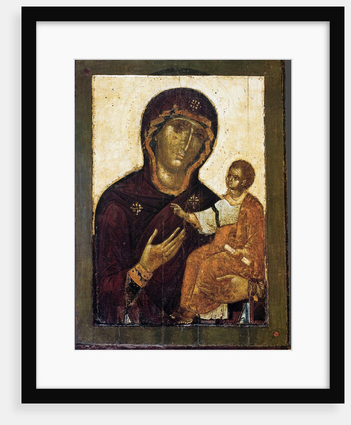 The Virgin Hodegetria, 12th century by Russian icon