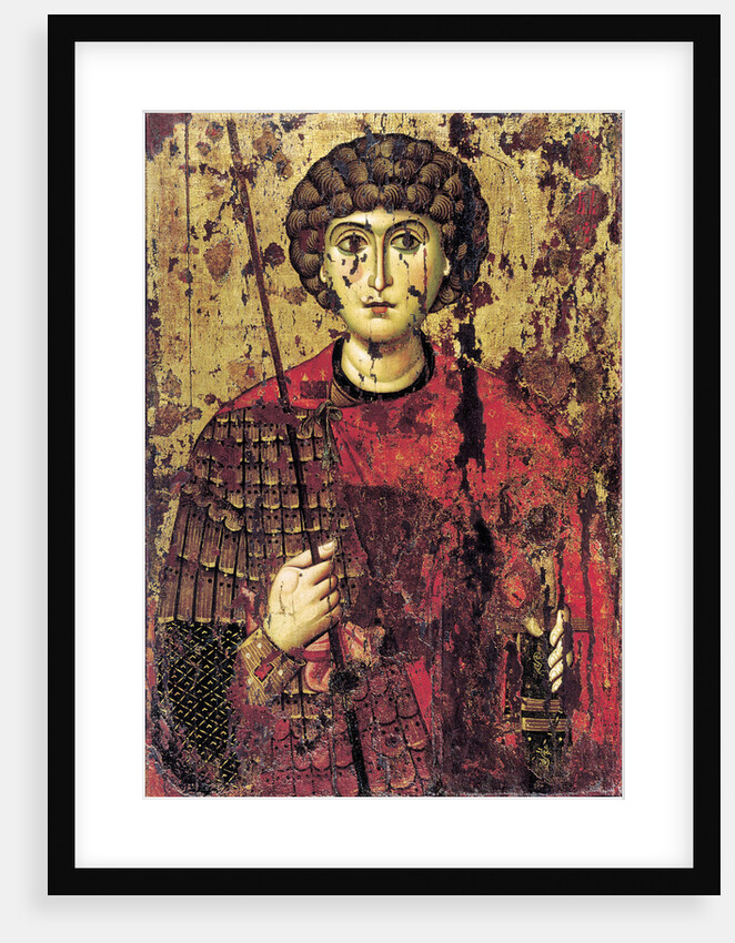 Saint George, 12th century by Russian icon